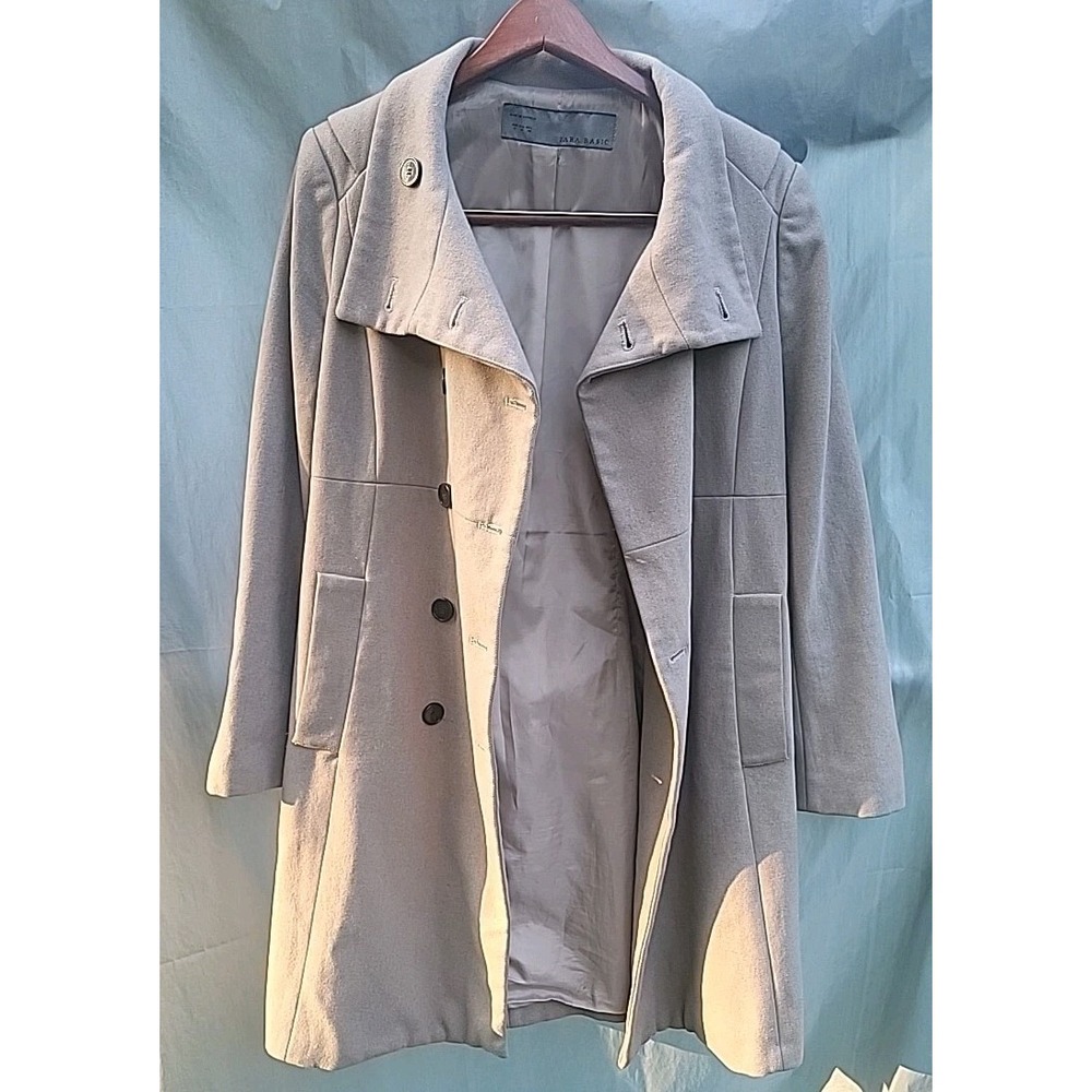 Zara Gray Pea Coat